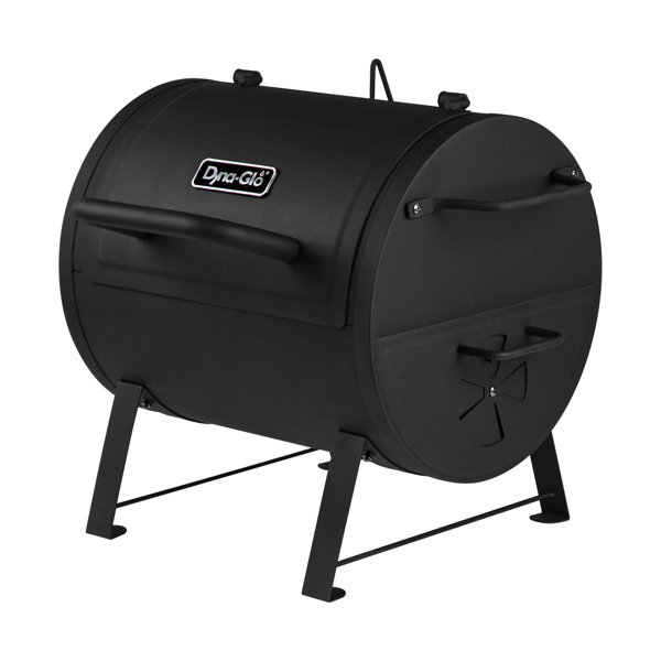 DynaGlo 20'' Portable Tabletop Barrel Charcoal Grill Wayfair